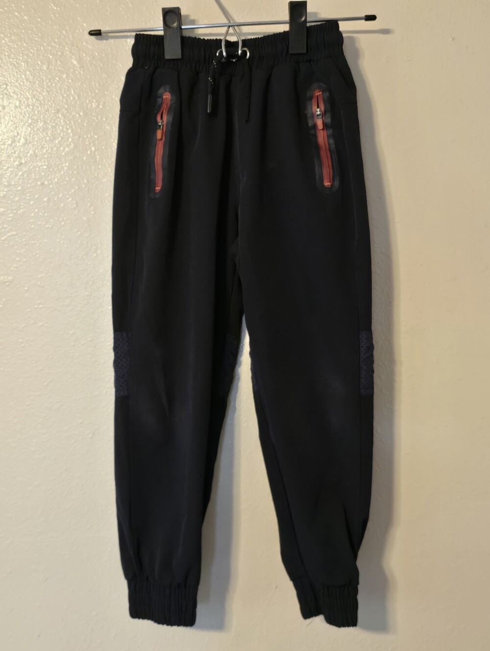 Zara Boys Tech Athletic Jogger Pants Black Size 7